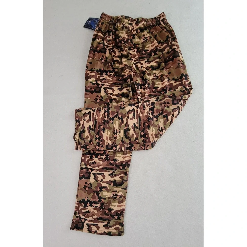 Bottoms Out Men's Camo Print Pajama Pant M NWT